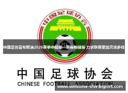 中国足协宣布取消2026赛季中超单一赛会制储备 力求联赛更加灵活多样 中国足协宣布取消2026赛季中超单一赛会制储备 力求联赛更加灵活多样